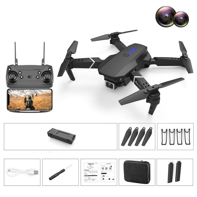 Drone Profissional com Câmera Dupla 4K HD - Loja Wolf